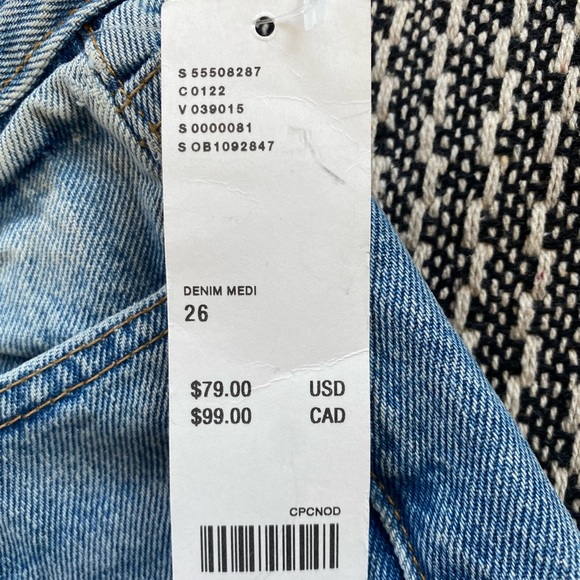 BDG Urban Outfitters Slim Straight Denim Medi - Picture 5 of 7